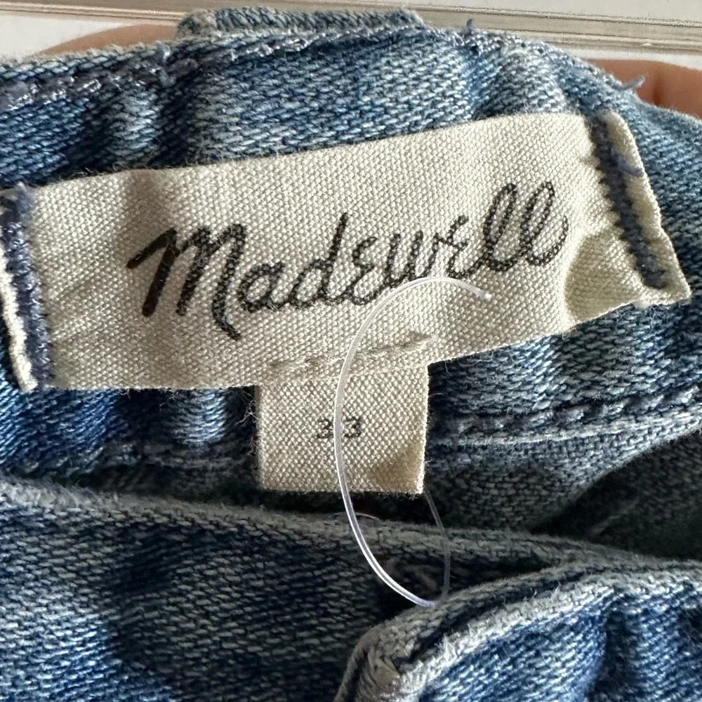 Madewell Denim Pleated Mini Skirt in Upton Wash Size 33 EUC - Picture 9 of 11